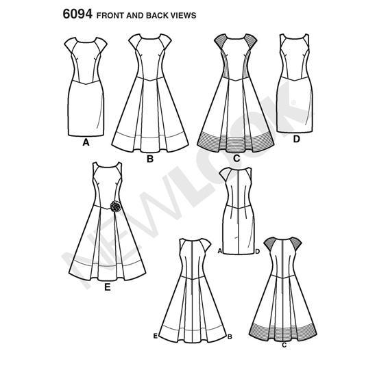 New Look 6094 snitmønster