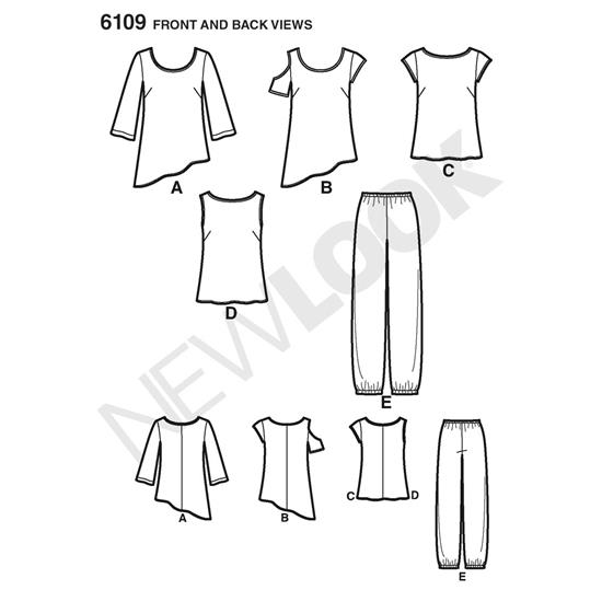 New Look 6109 snitmønster