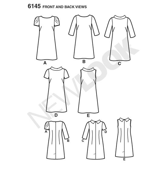 New Look 6145 snitmønster