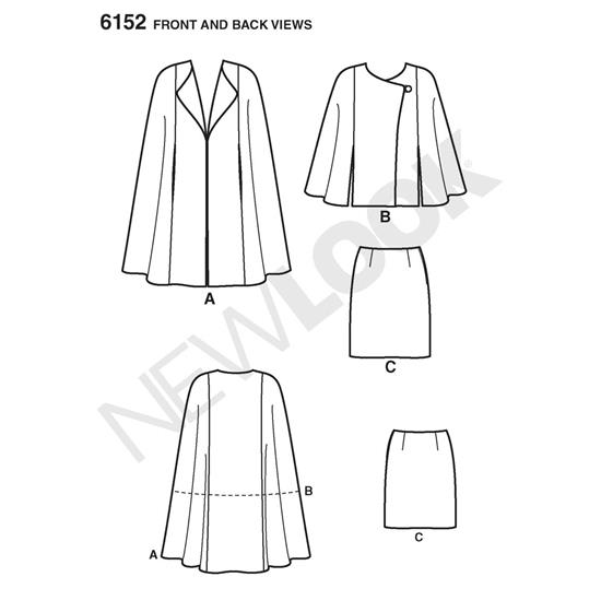 New Look 6152 snitmønster