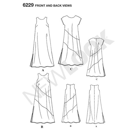 New Look 6229 snitmønster