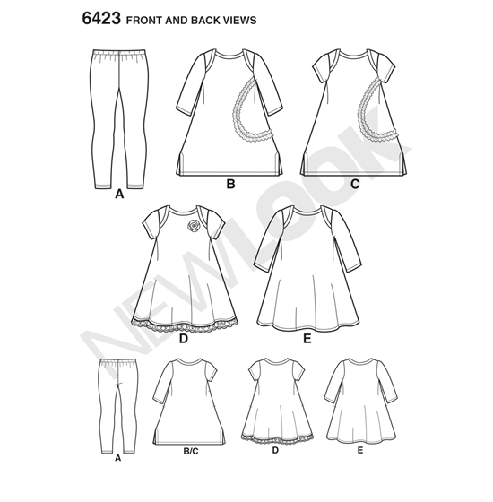New Look 6423 snitmønster