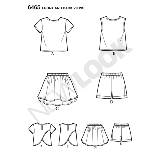 New Look 6465 snitmønster