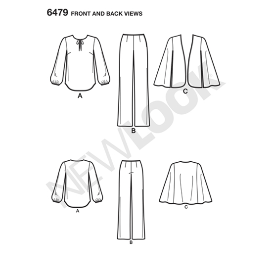 New Look 6479 snitmønster