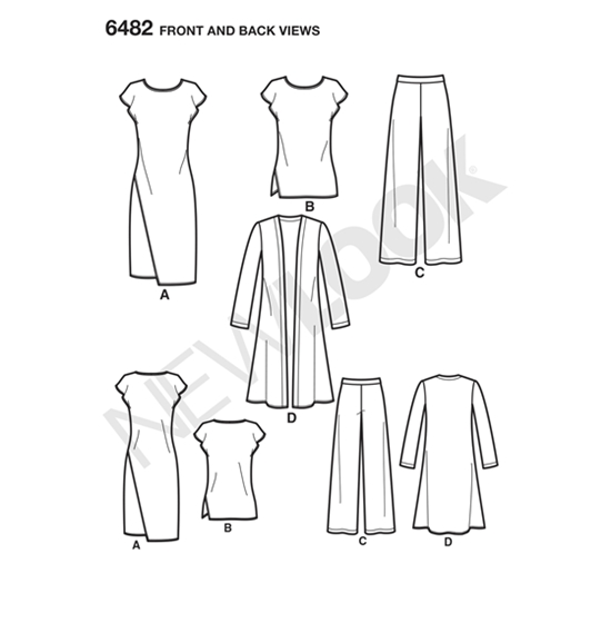 New Look 6482 snitmønster