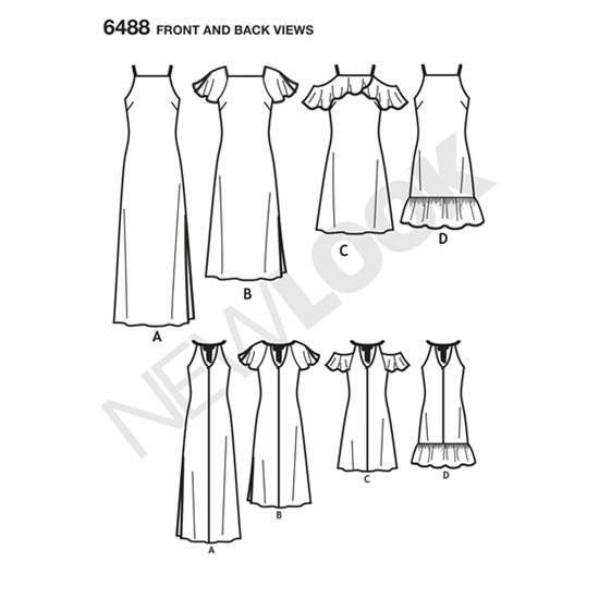 New Look 6488 snitmønster