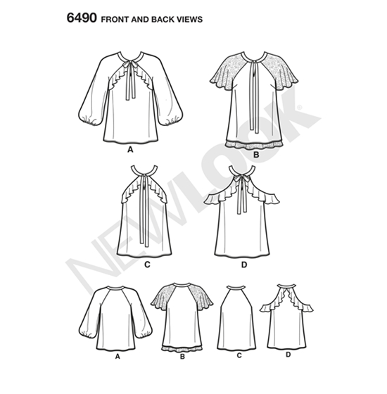 New Look 6490 snitmønster