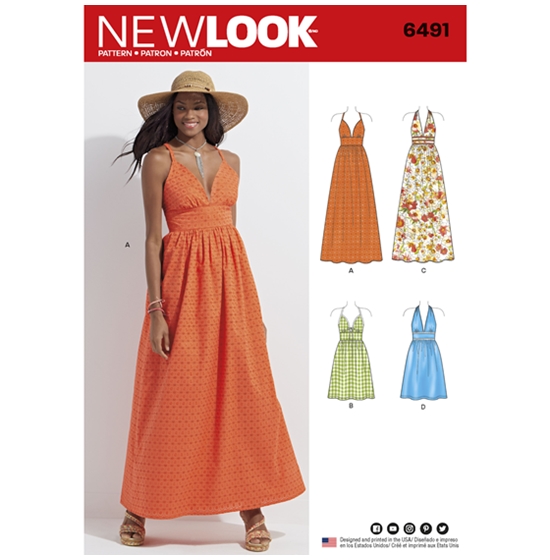 New Look 6491 snitmønster