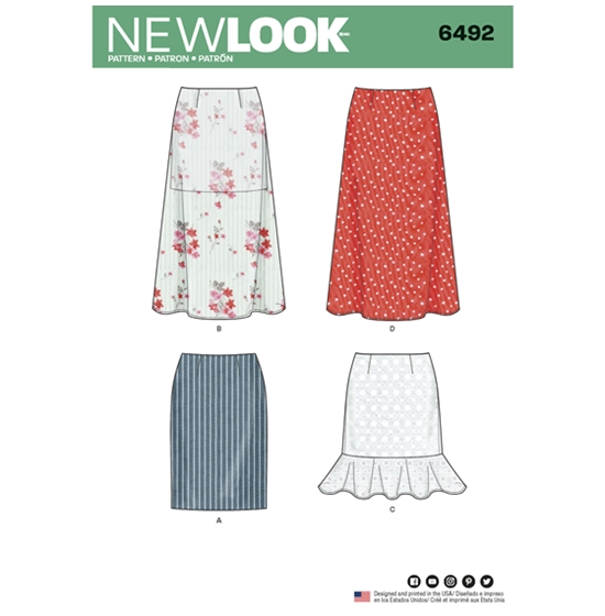 New Look 6492 snitmønster