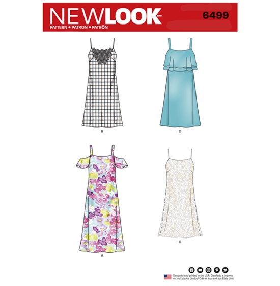New Look 6499 snitmønster