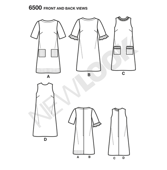 New Look 6500 snitmønster