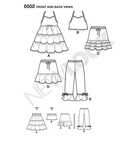 New Look 6502 snitmønster