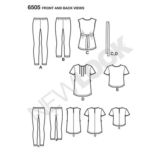 New Look 6505 snitmønster