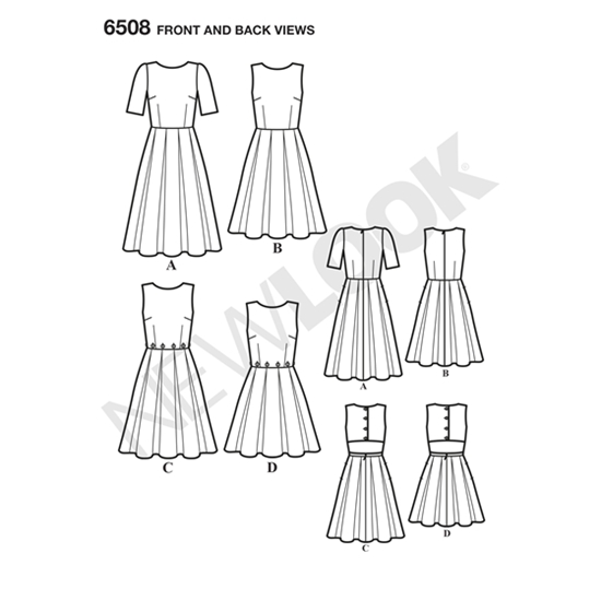 New Look 6508 snitmønster