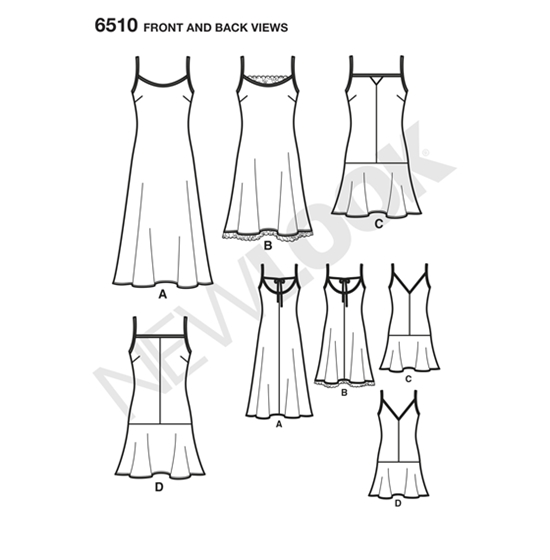 New Look 6510 snitmønster