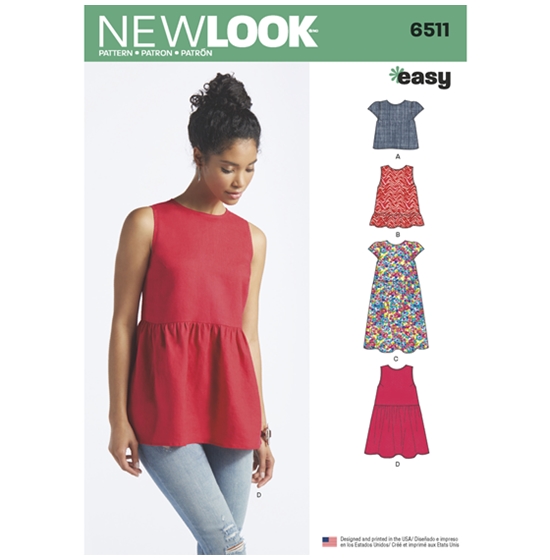 New Look 6511 snitmønster