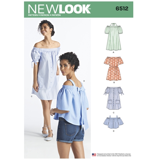New Look 6512 snitmønster