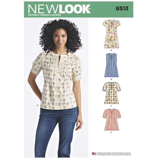 New Look 6513 snitmønster