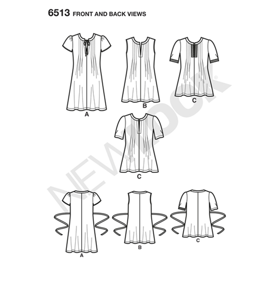 New Look 6513 snitmønster