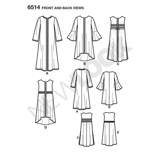 New Look 6514 snitmønster