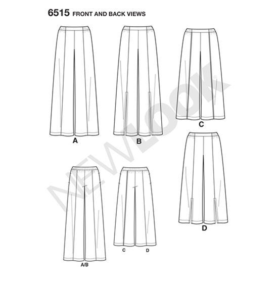 New Look 6515 snitmønster