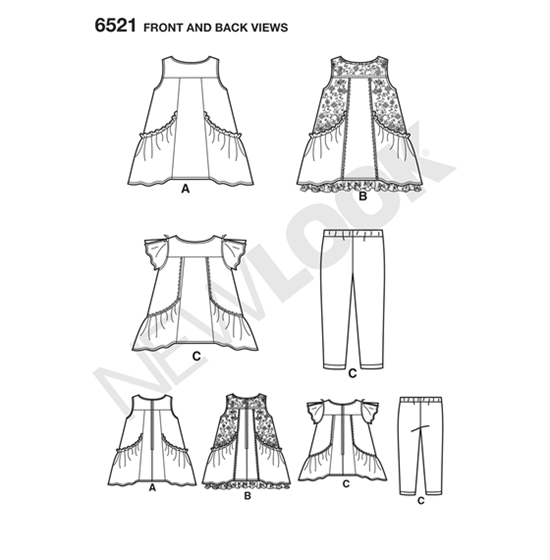 New Look 6521 snitmønster