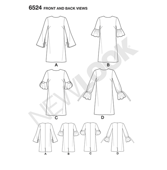 New Look 6524 snitmønster