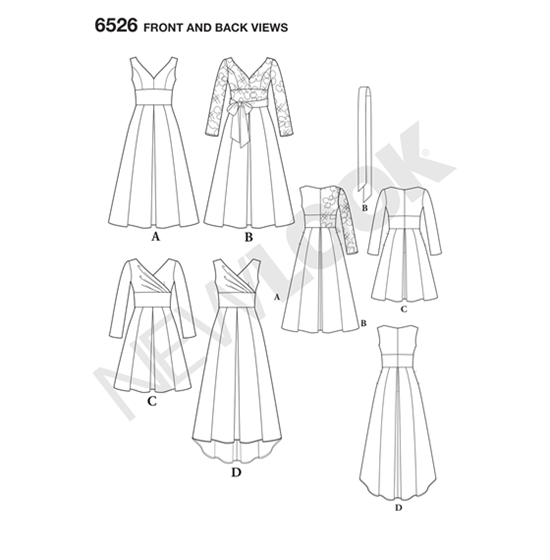 New Look 6526 snitmønster