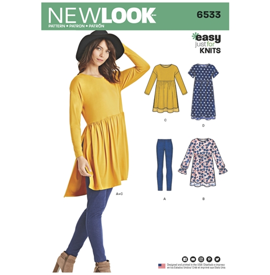 New Look 6533 snitmønster