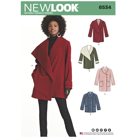 New Look 6534 snitmønster