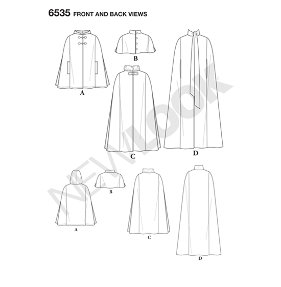 New Look 6535 snitmønster