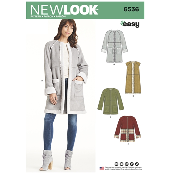 New Look 6536 snitmønster
