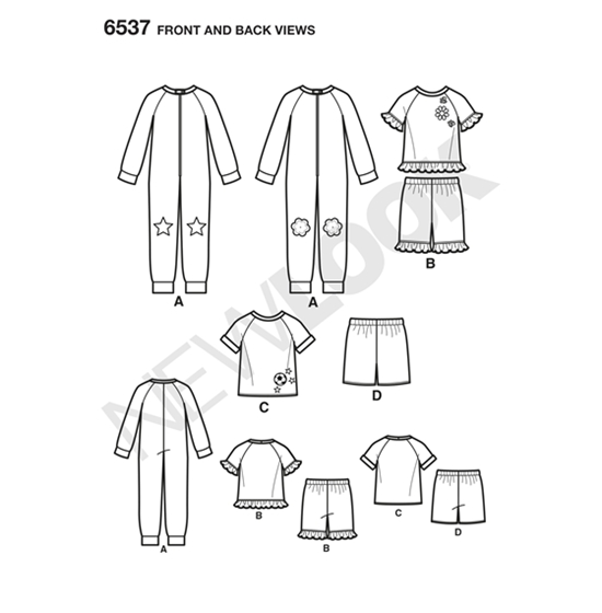 New Look 6537 snitmønster