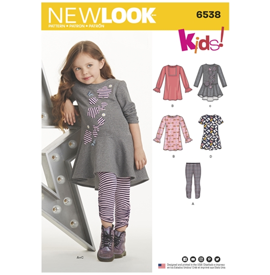 New Look 6538 snitmønster