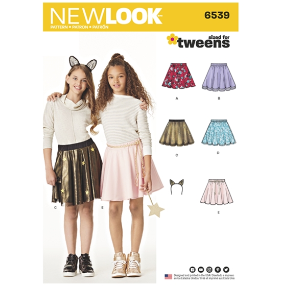 New Look 6539 snitmønster