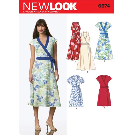 New Look 6674 snitmønster