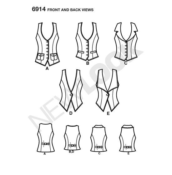 New Look 6914 snitmønster
