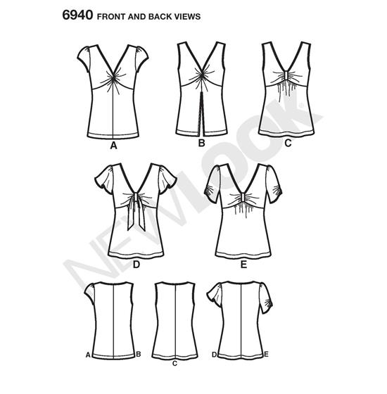New Look 6940 snitmønster