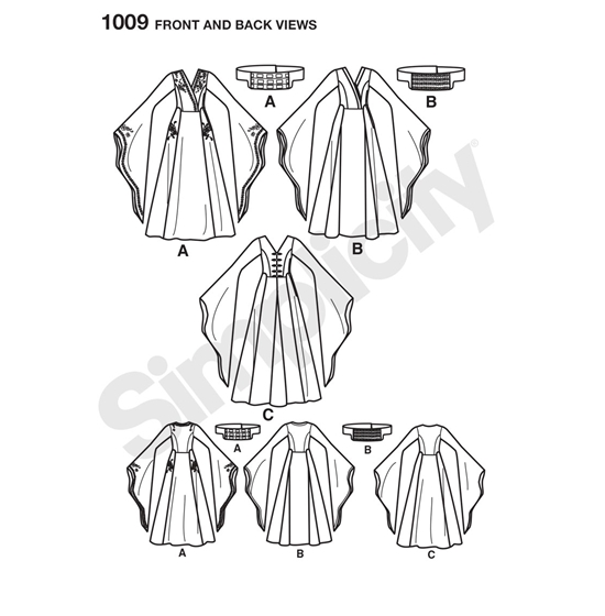 Simplicity 1009R5 snitmønster