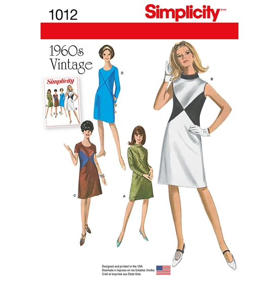 Simplicity 1012AA snitmønster