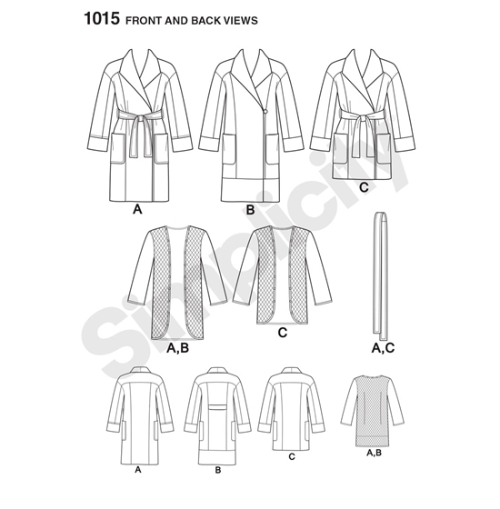 Simplicity 1015U5 snitmønster