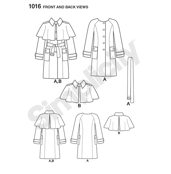 Simplicity 1016AA snitmønster
