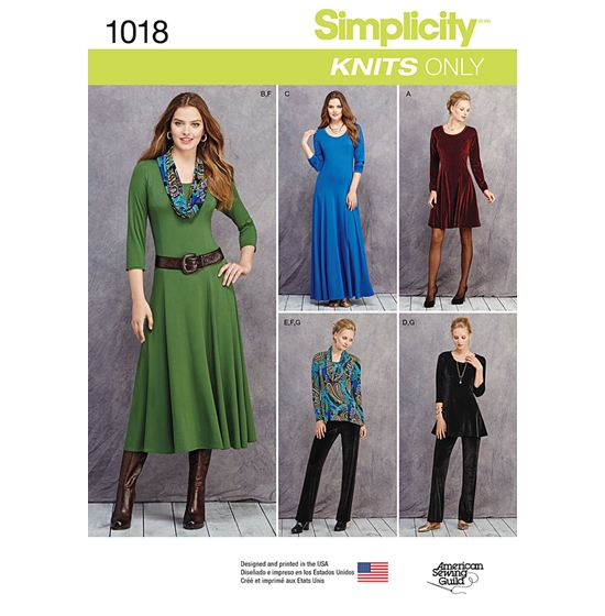 Simplicity 1018H5 snitmønster
