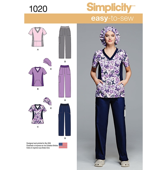 Simplicity 1020AA snitmønster
