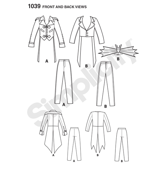 Simplicity 1039BB snitmønster