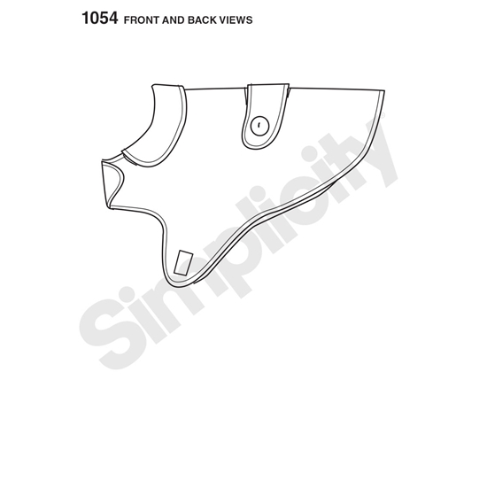 Simplicity 1054A snitmønster
