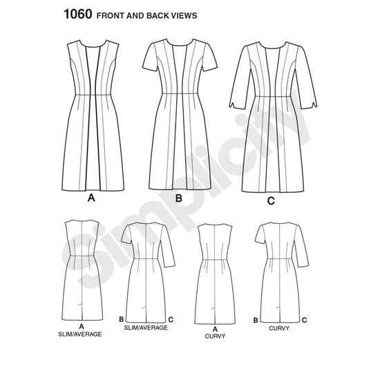 Simplicity 1060BB snitmønster