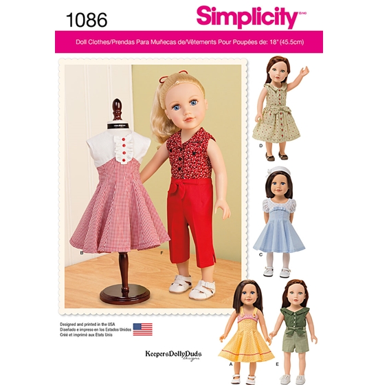 Simplicity 1086OS snitmønster