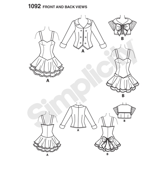 Simplicity 1092R5 snitmønster