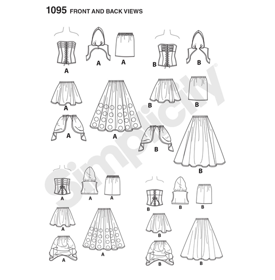 Simplicity 1095R5 snitmønster